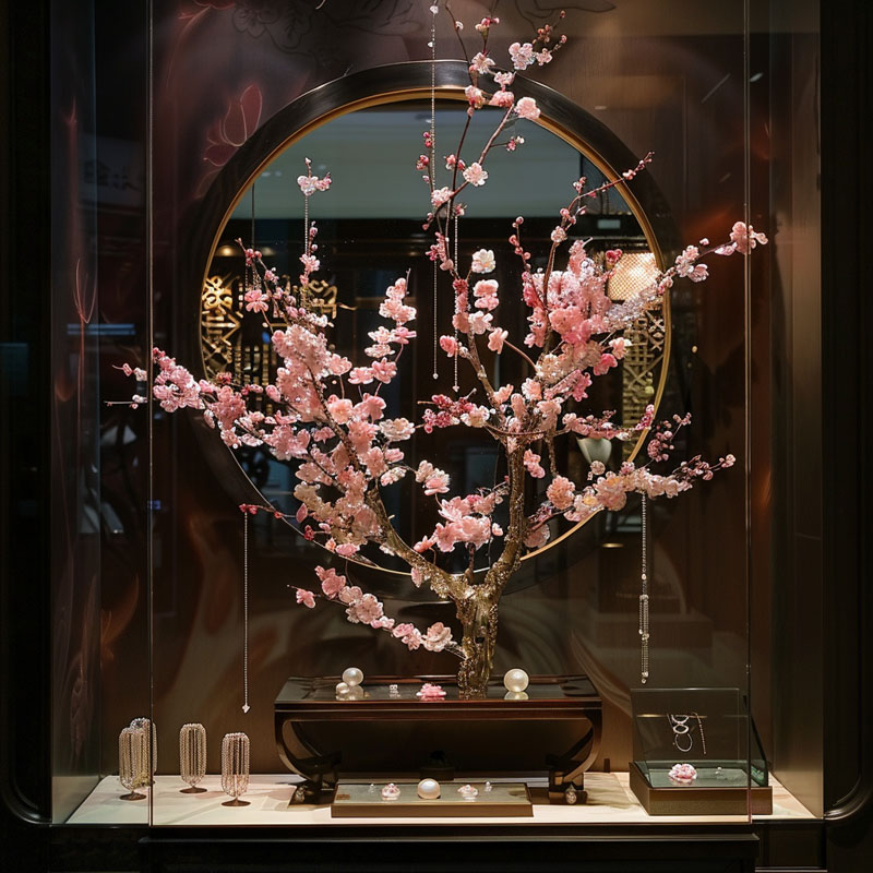 Зергерлік дисплей шкафтарының дизайны қалай клиенттердің эстетикалық психологиясына сәйкес келуі мүмкін?